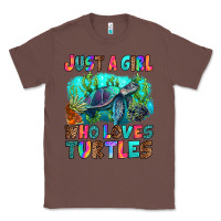 Chestnut just a girl who loves turtles Classic Tee - RanaPortraitStore
