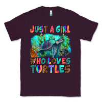 Plum just a girl who loves turtles Classic Tee - RanaPortraitStore