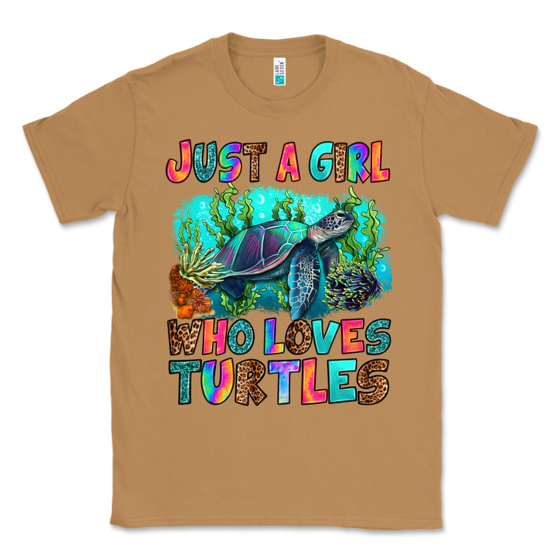Just A Girl Who Loves Turtles Classic Tee by RanaPortraitStore | Teevron