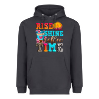 Smoke rise and shine coffee time Heavyweight Hoodie - Zillion Design Studio
