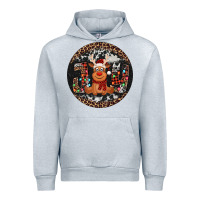 Heather Grey joy reindeer christmas ornament Urban Hoodie - Jasminsmagicworld