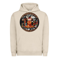 Pigment French Oak joy reindeer christmas ornament Urban Hoodie - Jasminsmagicworld