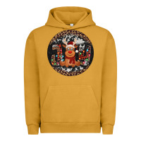 Pigment Peanut Butter joy reindeer christmas ornament Urban Hoodie - Jasminsmagicworld