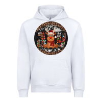 White joy reindeer christmas ornament Urban Hoodie - Jasminsmagicworld