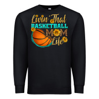 Black livin' that basketball mom life Premium Sweatshirt - HRA Design Shop