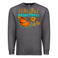 Charcoal Heather livin' that basketball mom life Premium Sweatshirt - HRA Design Shop