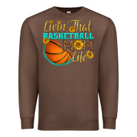 Chestnut livin' that basketball mom life Premium Sweatshirt - HRA Design Shop