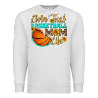 Oatmeal Heather livin' that basketball mom life Premium Sweatshirt - HRA Design Shop