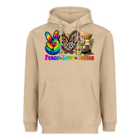 Mushroom peace love  coffee Heavyweight Hoodie - Zillion Design Studio