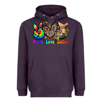Plum peace love  coffee Heavyweight Hoodie - Zillion Design Studio
