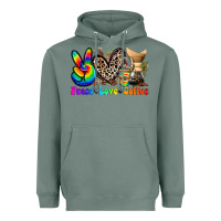 Sage peace love  coffee Heavyweight Hoodie - Zillion Design Studio