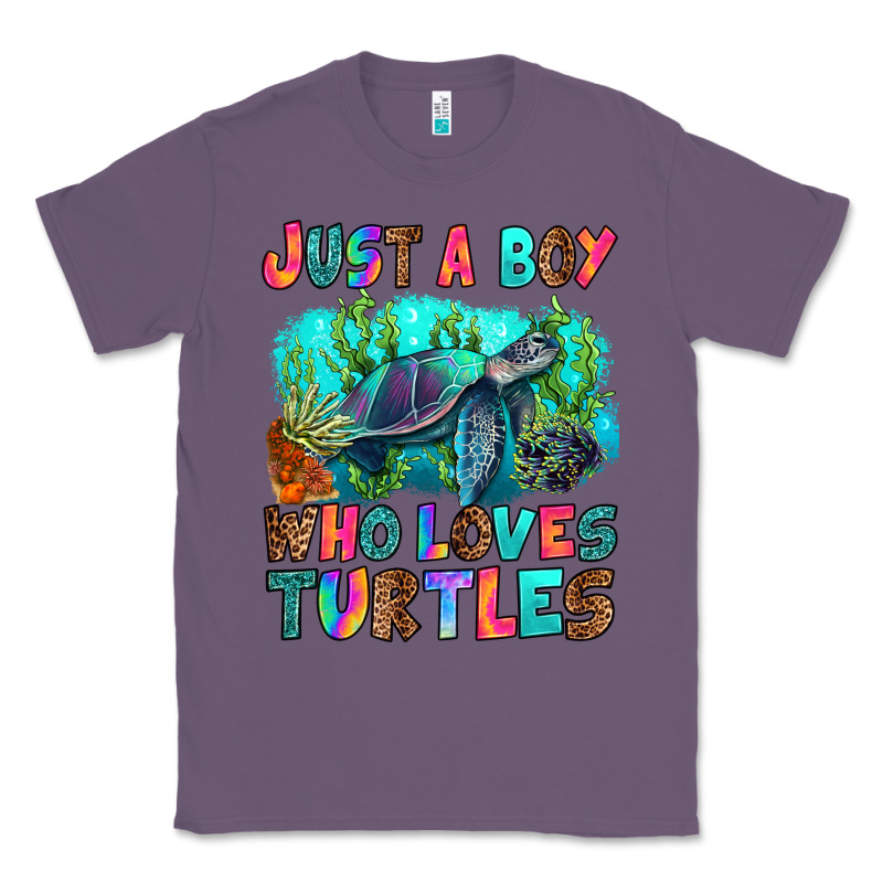Just A Boy Who Loves Turtles Classic Tee by RanaPortraitStore | Teevron