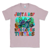 Lilac just a boy who loves turtles Classic Tee - RanaPortraitStore