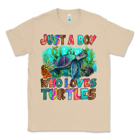 Mushroom just a boy who loves turtles Classic Tee - RanaPortraitStore