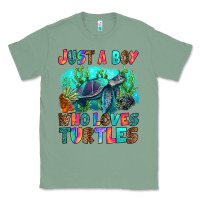 Sage just a boy who loves turtles Classic Tee - RanaPortraitStore