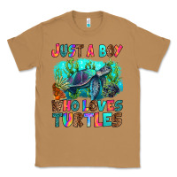 Toasted Coconut just a boy who loves turtles Classic Tee - RanaPortraitStore