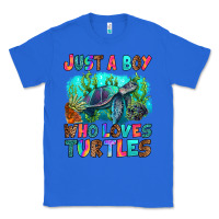 True Royal just a boy who loves turtles Classic Tee - RanaPortraitStore