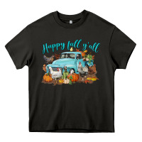 Asphalt Happy Fall Y'all Heavy Core Tee - LillyAllenDesigns