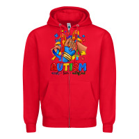 Red Autism accept love understand afro girl sneakers Zipper Hoodie - RanaPortraitStore