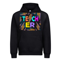 Black Teacher Flash Urban Hoodie - LillyAllenDesigns