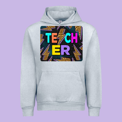 Teacher Flash Urban Hoodie Designed By Lillyallendesigns