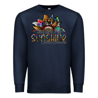 Navy you are my sunshine autism awareness Premium Sweatshirt - SublimationCraftShop