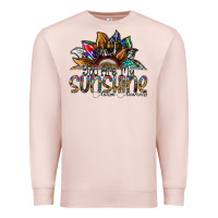 Pale Pink you are my sunshine autism awareness Premium Sweatshirt - SublimationCraftShop