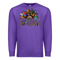 Purple you are my sunshine autism awareness Premium Sweatshirt - SublimationCraftShop