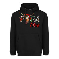Black papa claus Heavyweight Hoodie - RanaPortraitStore