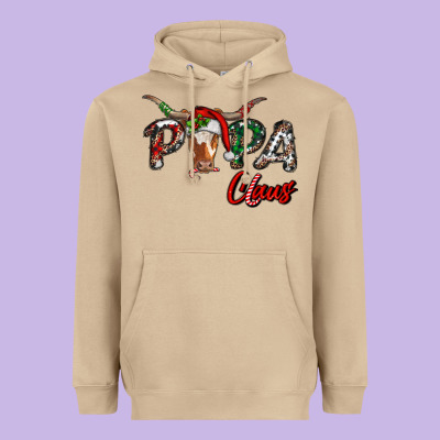 Papa Claus Heavyweight Hoodie Designed By Ranaportraitstore