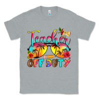 Heather Grey teacher off duty Classic Tee - RanaPortraitStore