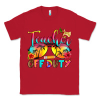 Red teacher off duty Classic Tee - RanaPortraitStore