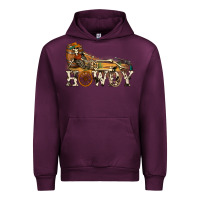 Mauve Wine howdy killer Urban Hoodie - NancyCooperArtShop
