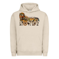 Pigment French Oak howdy killer Urban Hoodie - NancyCooperArtShop