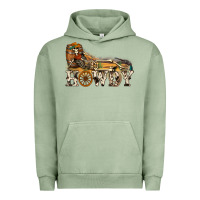 Pigment Oil Green howdy killer Urban Hoodie - NancyCooperArtShop