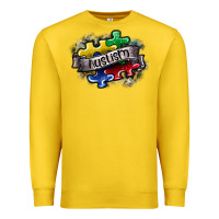 Lemon austism Premium Sweatshirt - SublimationCraftShop