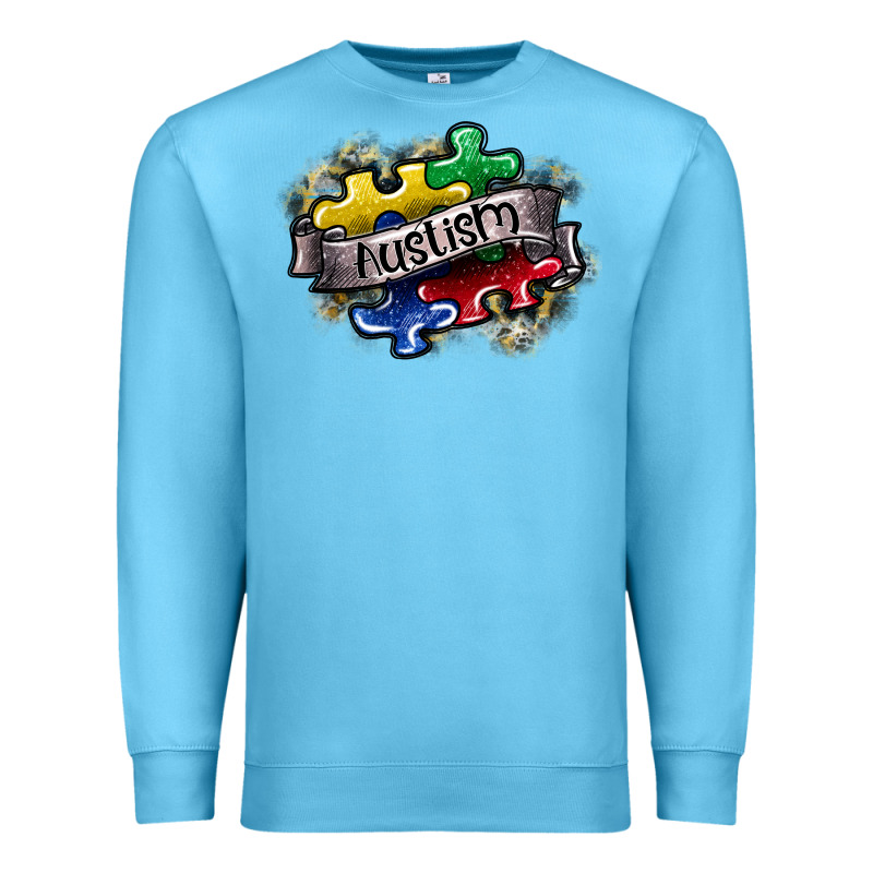 Austism Premium Sweatshirt by SublimationCraftShop | Teevron