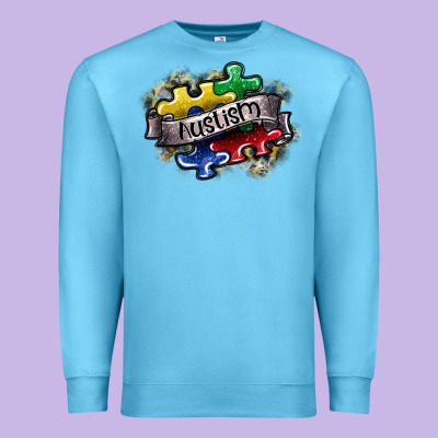 Austism Premium Sweatshirt Designed By Sublimationcraftshop