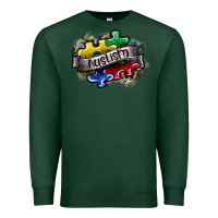 Sports Green austism Premium Sweatshirt - SublimationCraftShop