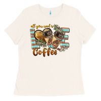 Bone all you need is love coffee Ladies Tee - BarkalooDesign