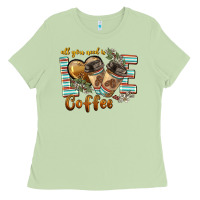 Matcha all you need is love coffee Ladies Tee - BarkalooDesign
