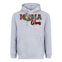 Heather Grey mama claus Heavyweight Hoodie - RanaPortraitStore