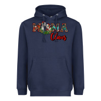 Navy mama claus Heavyweight Hoodie - RanaPortraitStore