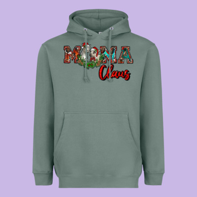 Mama Claus Heavyweight Hoodie Designed By Ranaportraitstore