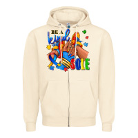 Sandshell Be a kind sole Autism afro girl sneakers Zipper Hoodie - RanaPortraitStore