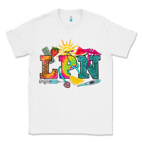 White lpn summer Classic Tee - RanaPortraitStore