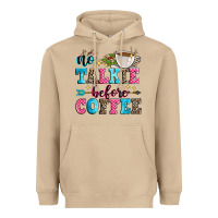 Mushroom no talkie before coffee Heavyweight Hoodie - Zillion Design Studio