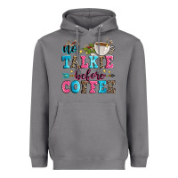 Storm no talkie before coffee Heavyweight Hoodie - Zillion Design Studio