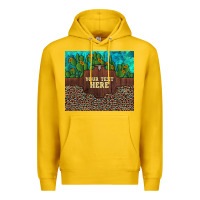 Lemon preview custom cactus and sunflowers leopard turquoise Premium Hoodie - Artiststas