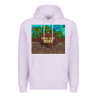 Lilac preview custom cactus and sunflowers leopard turquoise Premium Hoodie - Artiststas